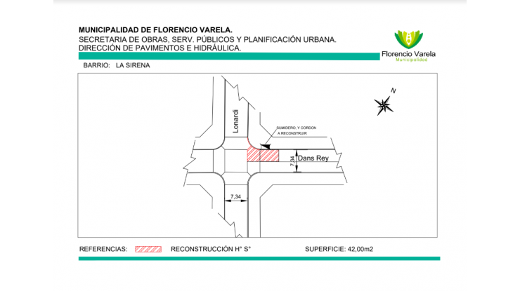 El municipio planifica reconstrucción vial en La Sirena